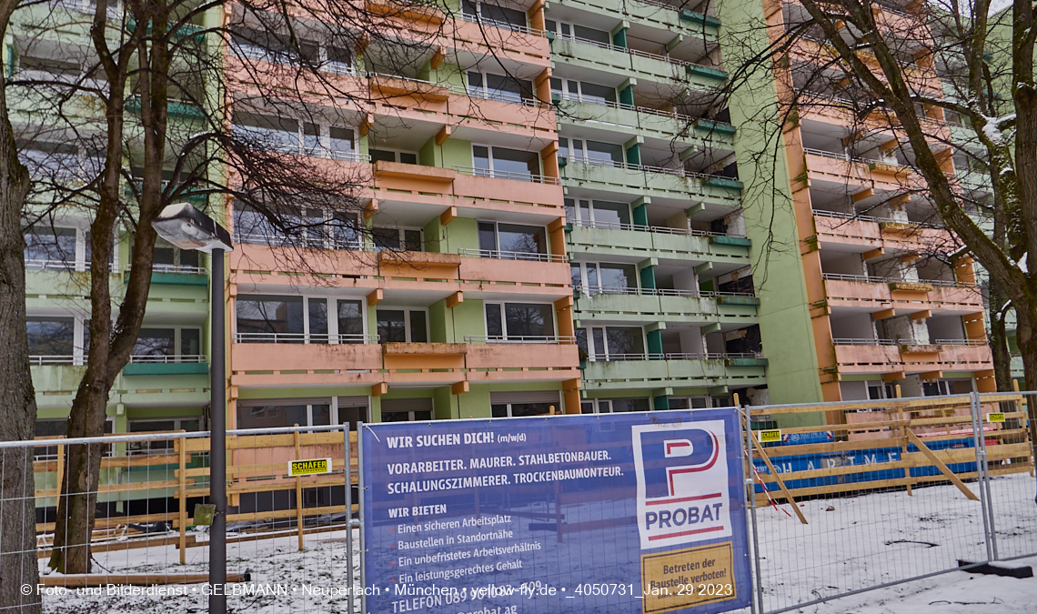 29.01.2023 - Sanierung Kurt-Eisner-Straße in Neuperlach